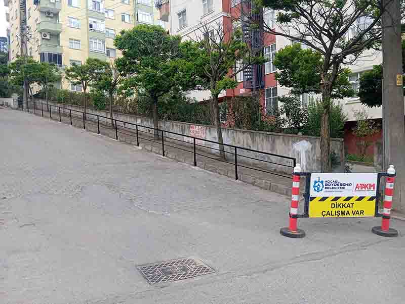 Büyükşehir’den engelsiz kaldırımlar