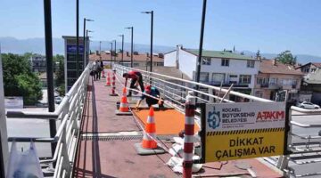 Büyükşehir’den üst geçitlere hassas dokunuş