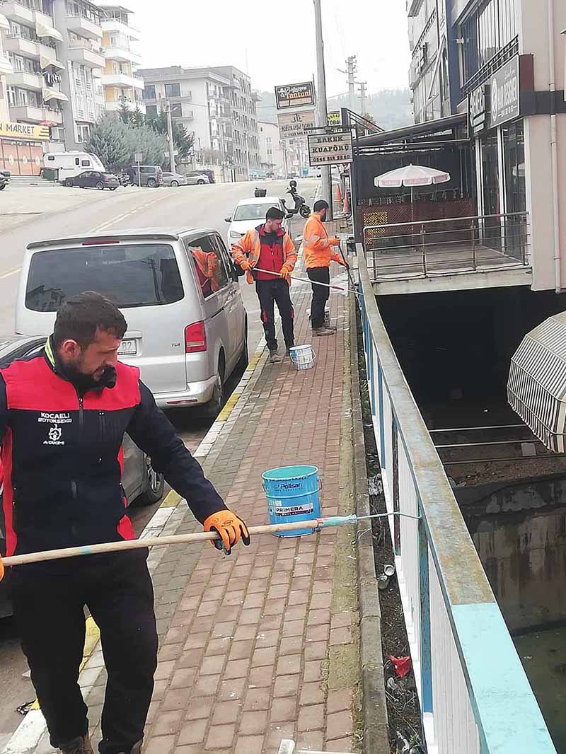 Büyükşehir’in kent estetiğine katkısı sürüyor