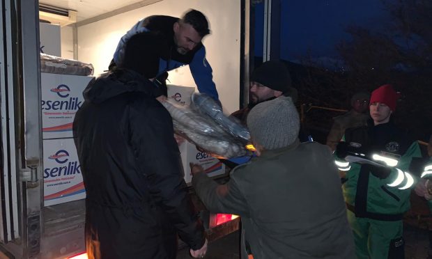 Kocaeli Ekibi Deprem Bölgesinde