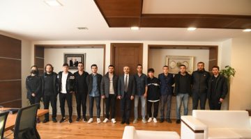 POMEM’i kazanan gençlerden ziyaret