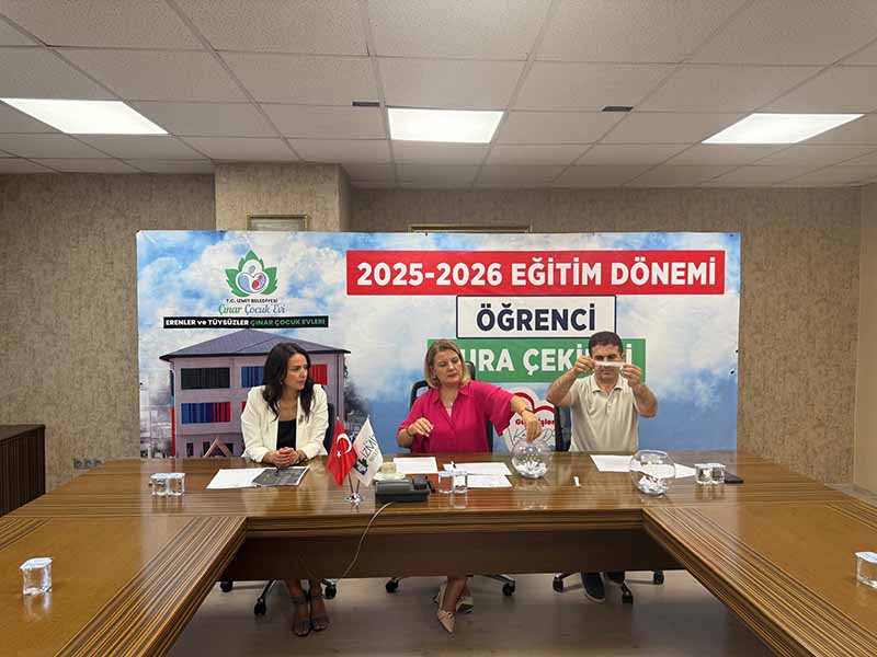 Çınar Çocuk Evleri’nde kura tamamlandı