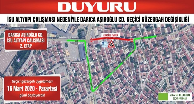 Geçici trafik düzenlemesi