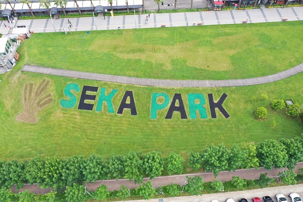 Yeşil siyah renklerle Sekapark