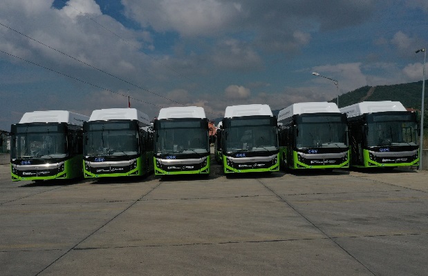 129 otobüsün 20 adedi Büyükşehir’e teslim edildi