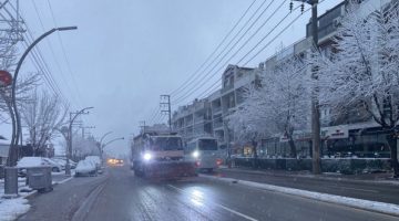 Darıca’da yoğun kar mesaisi