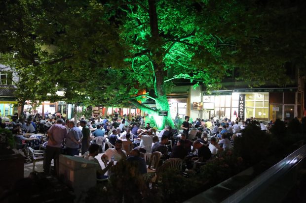 Çınaraltı yeşillendi