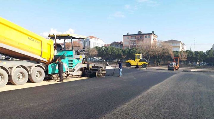 Derince Sağlıklı Yaşam Parkında otopark asfaltlandı