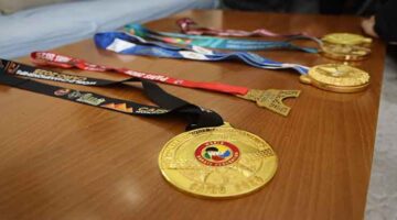 Dünya şampiyonu Şamdan, Başkan Bıyık’ı ziyaret etti