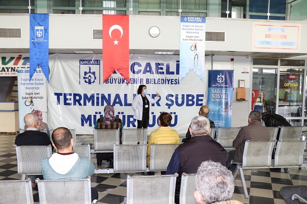 Otobüs Terminallerine Covid-19 eğitimi