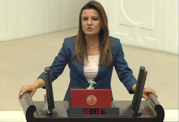 Fatma Kaplan Hürriyet,TBMM Başkanlık Divanı’nda