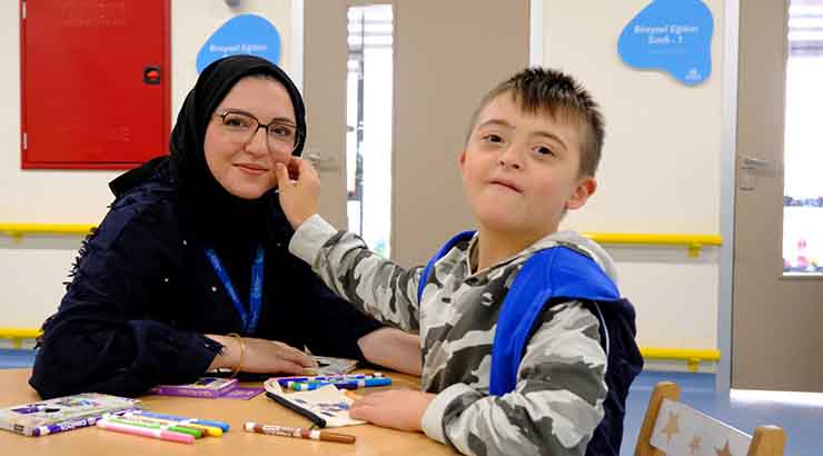 Büyükşehir’in engelsiz etkinliği çocuklara keyifli anlar yaşattı;
