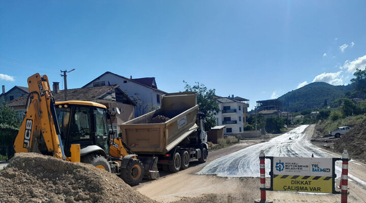 Karamürsel Ereğli Mahallesi’nde yeni yol konforu