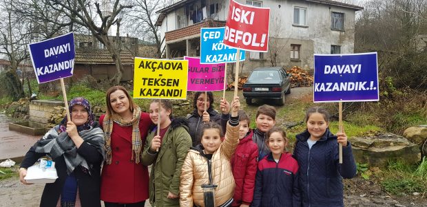 CHP ve İYİ Partililer Sungurlu ÇED iptali kutlamasında