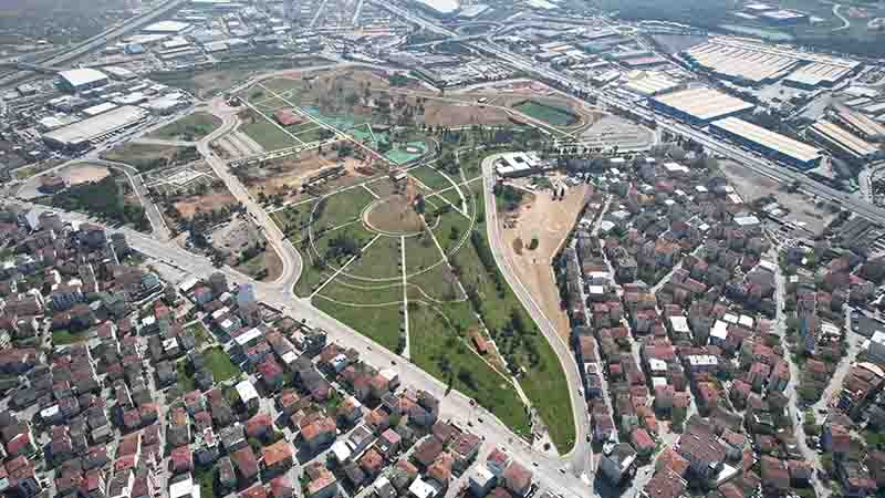 Gebze Millet Bahçesi son sürat ilerliyor