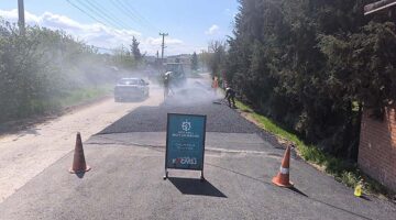 Gebze köylerinde hummalı yol çalışması