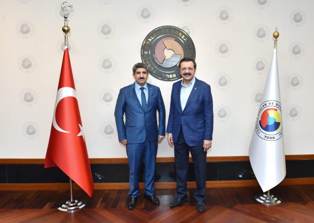 Necmi Bulut, TOBB Başkanı Hisarcıklıoğlu ile görüştü