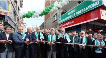 Karaosmanoğlu, Giresun Dernekler Federasyonu’nun Gebze’de ki merkez binasının açılışında