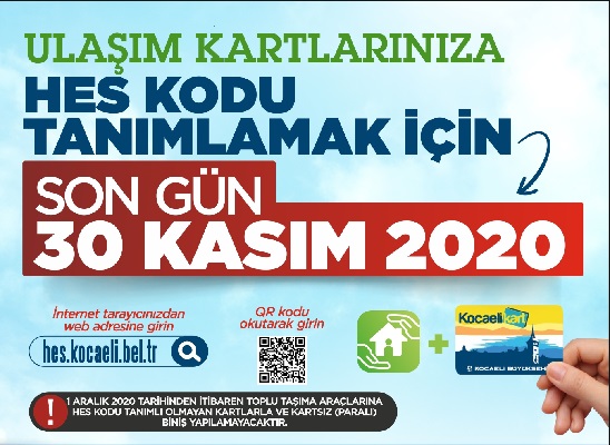 Toplu Taşıma Araçlarına HES Kodu İle Binilecek