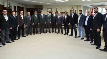 Karaosmanoğlu,Trabzon Dernek Başkanlarını ağırladı