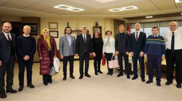 Kocaeli Balkan Türkleri Karaosmanoğlu’nu ziyaret etti