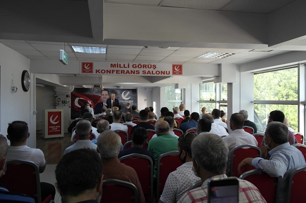 Bayramlaşma töreni gerçekleştiren tek parti