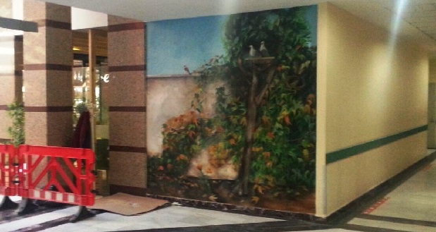 Güzel Sanatlar Fakültesi KOÜ Hastanesi’nin Duvarlarını Renklendiriyor
