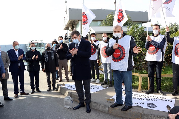 “İşçilerin hak gaspları kabul edilemez”