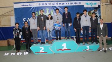 Okullarası Satranç Ligi’nin ikinci etabı Gebze Spor Salonu’nda yapıldı