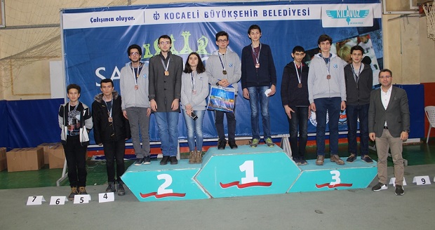 Okullarası Satranç Ligi’nin ikinci etabı Gebze Spor Salonu’nda yapıldı