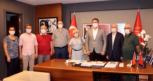 Yıldızlı,Dedeoğlu ve yönetimini ağırladı