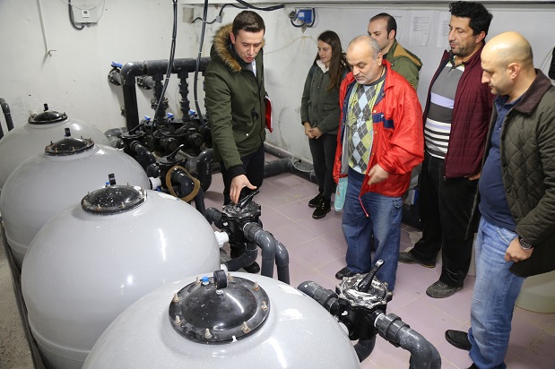 Havuz suyu operatörleri KO-MEK’te yetişiyor