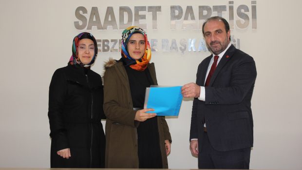 Gebze Saadet’e ilk başvuru Fındık’dan