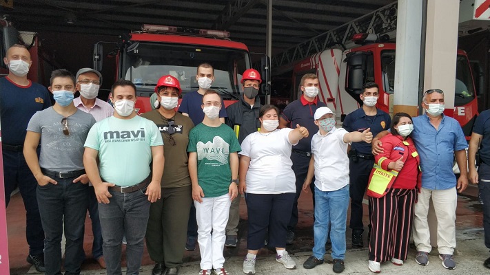 İtfaiyeciler Haftasını kutladılar