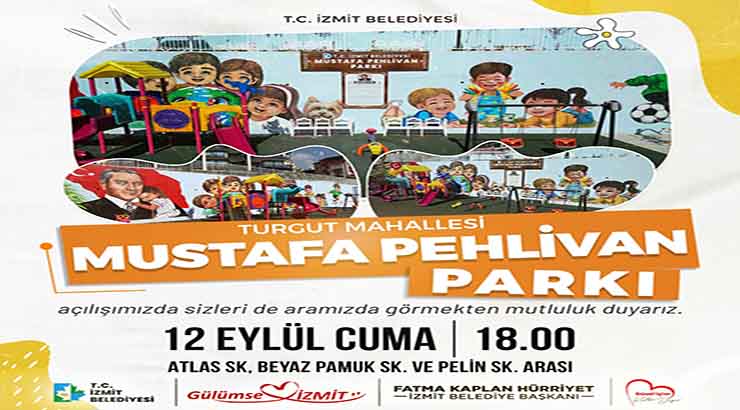 İzmit Belediyesi Mustafa Pehlivan’ın adını yaşatacağı parkı açıyor 