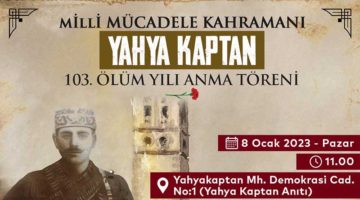 İzmit Belediyesi, vefatının 103’üncü yılında Yahya Kaptan’ı anacak