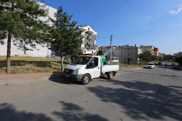 Çayırova  Haşeratlara Karşı İlaçlanıyor