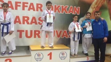 Karatecilerden turnuvada 29 madalya