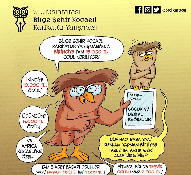 Karikatür Yarışmasında son başvuru 2 Nisan