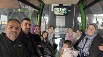 Kartepe Teleferik bayram tatilinde yoğun ilgi gördü