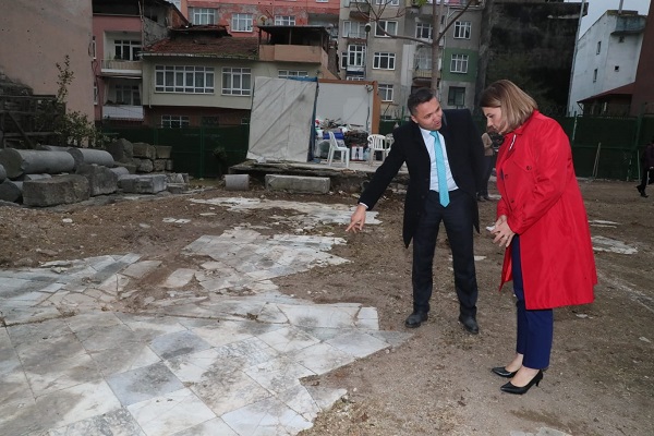 Çalışmaları yerinde inceledi