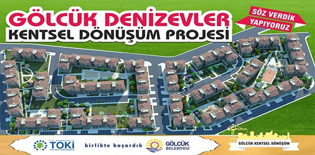 Gölcük Belediyesi’nden Kentsel Dönüşüm