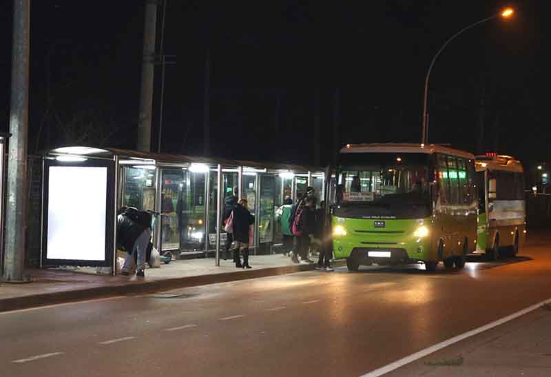Kocaeli’nde duraklar ışıl ışıl