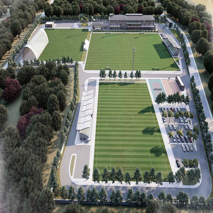 Körfez Sevindikli’de spor kompleksi çalışmaları sürüyor;