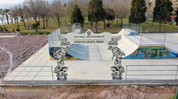 Körfez’de Gençlerin Skate Parkı Tamamlandı