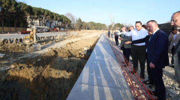 Tünel segmentleri İzmit’teki ana üretim alanına geldi