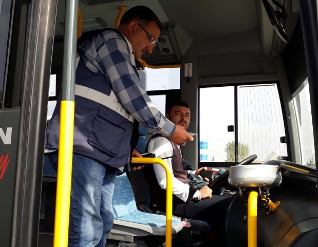 5 bin 945 Toplu Taşıma Aracı denetlendi.