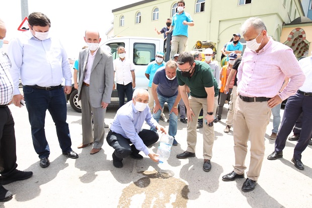 “Sivrisinekle mücadele için sahaya indi”