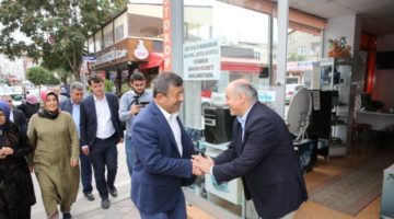 Karabacak, Osmangazi esnafını ziyaret etti
