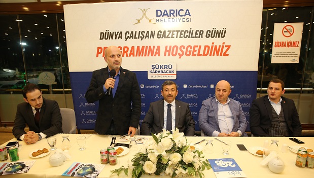 Karabacak,bölge gazetecilerini ağırladı.